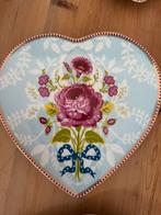 Pip Studio servies Hart blauw 21.5 cm, Verzenden, Overige typen, Zo goed als nieuw, Overige stijlen