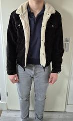 Nieuwe zwarte heren Corduroy jack met teddy | Pull & Bear, Zwart, Nieuw, Ophalen of Verzenden, Pull & Bear