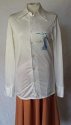 Jaren 70 Overhemd , maat 44/46, mooie puntkraag ,gave Print, Kleding | Heren, Carnavalskleding en Feestkleding, Carnaval, ., Ophalen of Verzenden