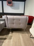 Fauteuil love seat stoel stof taupe oud roze nieuw, Ophalen, Nieuw, 75 tot 100 cm, Stof