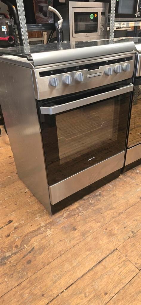 Zgan Inventum Rvs gasfornuis met Garantie, Witgoed en Apparatuur, Fornuizen, Zo goed als nieuw, Vrijstaand, Gas, 4 kookzones, 85 tot 90 cm