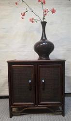 vintage rotan dressoir, Ophalen, Gebruikt, Overige materialen, Met deur(en)