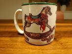 Kerst mok vintage hobbelpaard 1992, Ophalen of Verzenden, Zo goed als nieuw