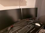 2 stuks AOC 24G2WG3 – 24 inch – 165Hz Gaming Monitor (1080p), Computers en Software, Monitoren, Gaming, IPS, Full HD, Zo goed als nieuw