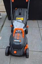 Nieuwe Worx Accu Grasmaaier 2x 4.0Ah + Duo Lader, Accu-grasmaaier, Nieuw, Ophalen of Verzenden, 30 t/m 39 cm