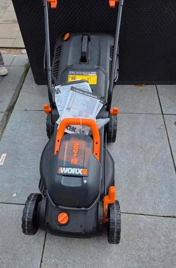 Nieuwe Worx Accu Grasmaaier 2x 4.0Ah + Duo Lader beschikbaar voor biedingen