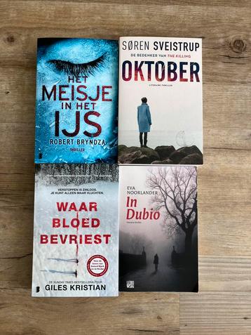 4 goede detectives/thrillers van verschillende auteurs.