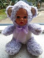 Pop Cute Babydoll paars velours met kunststof gezicht, Ophalen of Verzenden, Zo goed als nieuw, Overige typen