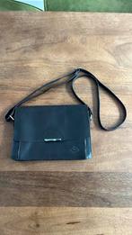 Bruine leren schoudertas, Ophalen of Verzenden, Gebruikt, Bruin, Schoudertasje