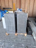 hoge plantenbakken, Tuin en Terras, Bloembakken en Plantenbakken, Gebruikt, Minder dan 60 cm, Ophalen of Verzenden, 60 cm of meer