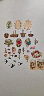 Poezie plaatjes antiek., Verzamelen, Poesieplaatjes, Ophalen of Verzenden