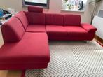 Goossens bankstel rood/grijs 250cm - Amsterdam Oud West, Huis en Inrichting, Banken | Sofa's en Chaises Longues, Ophalen, Zo goed als nieuw