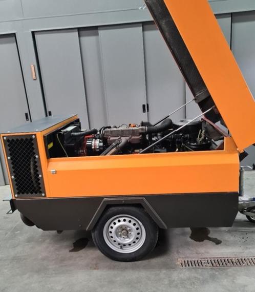 Rotair MDVN 41A mobiele Diesel Compressor, Doe-het-zelf en Verbouw, Compressors, Gebruikt, 6 tot 10 bar, Mobiel, Ophalen