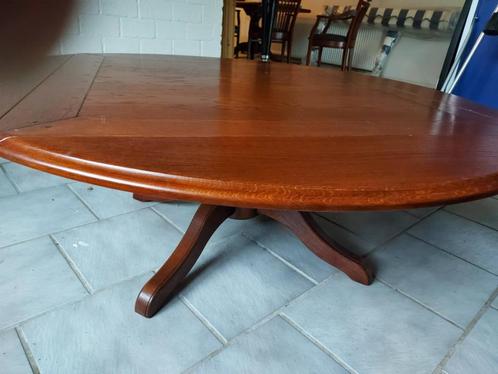 Kersenhouten salontafel te vergroten, Huis en Inrichting, Tafels | Salontafels, Gebruikt, Minder dan 50 cm, 50 tot 100 cm, 100 tot 150 cm