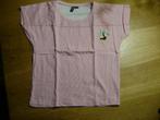 T-shirt roze wit gestreept met toekan print - maat 122, Kinderen en Baby's, Kinderkleding | Maat 122, Ophalen of Verzenden, Zo goed als nieuw