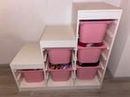 Trofast ikea kast roze bakken., Kinderen en Baby's, Kinderkamer | Commodes en Kasten, Ophalen, Zo goed als nieuw, 75 tot 100 cm