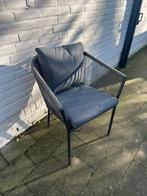 4 Tuinstoelen met kussens, Ophalen, Gebruikt, Metaal