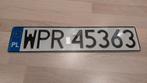Kentekenplaat polen, Verzamelen, Overige Verzamelen, Ophalen of Verzenden, Gebruikt