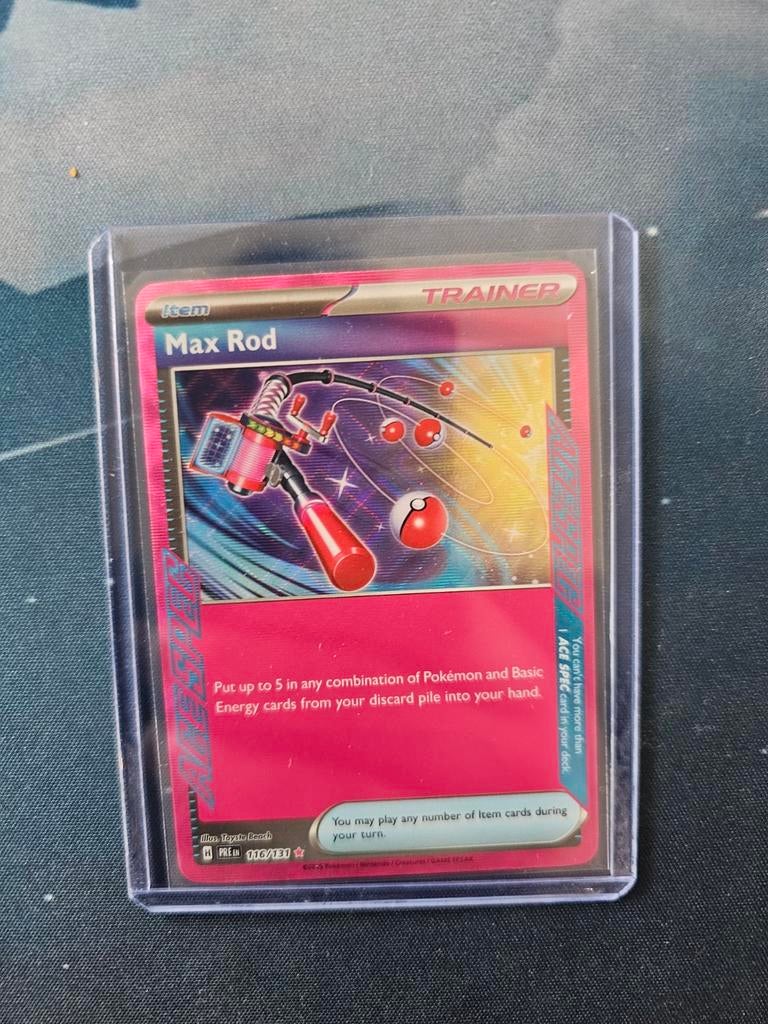 Pokémon TCG - Max Rod - Trainer kaart, Ophalen of Verzenden