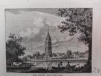 161 / Stad Heukelom  Gravure uit 1792 door J. Bulthuis, Antiek en Kunst, Ophalen of Verzenden