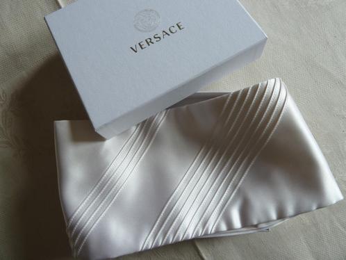 Gianni Versace brede wit zijden ceintuur, cumberband, nieuw, Kleding | Dames, Riemen en Ceinturen, Nieuw, Tailleriem, 80 tot 90 cm