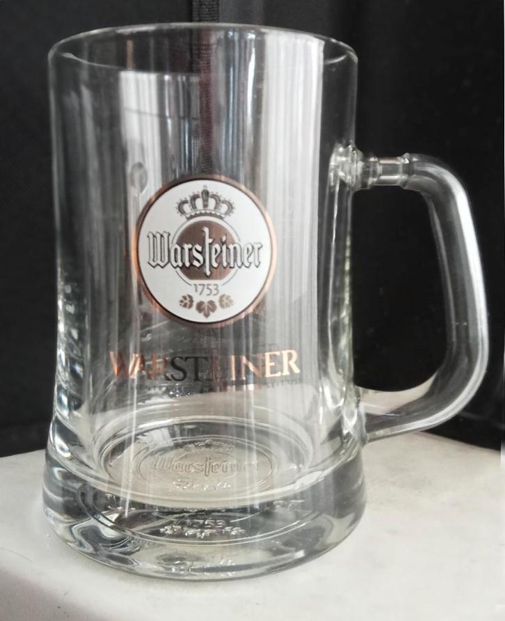 6 Warsteiner Bierpullen., Verzamelen, Biermerken, Zo goed als nieuw, Overige merken, Ophalen of Verzenden