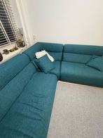 Groene hoekbank te koop, Huis en Inrichting, Banken | Bankstellen, Ophalen, Gebruikt, Hoekbank, 75 tot 100 cm