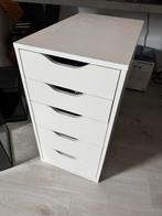 IKEA Alex ladekast wit kast met laden van IKEA, Huis en Inrichting, Ophalen, 5 laden of meer, Zo goed als nieuw, Minder dan 100 cm