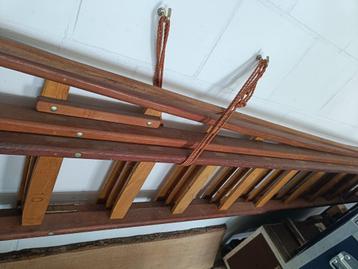 Houten reformladder 3x 10 sports. beschikbaar voor biedingen