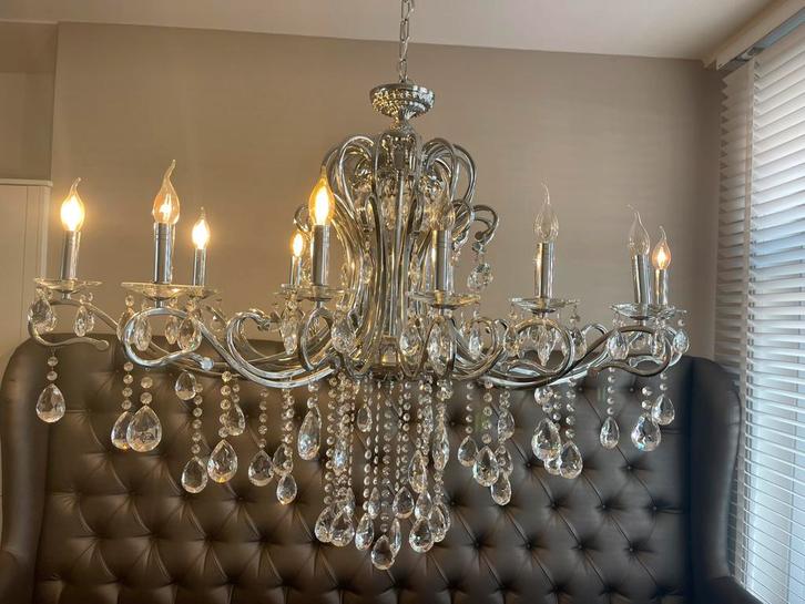 Mooie XXL kroonluchter 124x 75x 91 cm, Huis en Inrichting, Lampen | Kroonluchters, Zo goed als nieuw, Ophalen