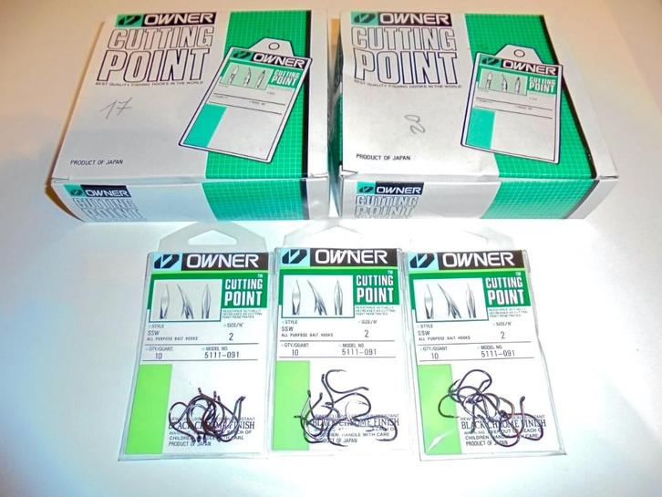 Owner All Purpose Bait Haken Size 2 Model 5111-091 Nieuw., Watersport en Boten, Hengelsport | Zeevissen, Nieuw, Haak, Ophalen of Verzenden
