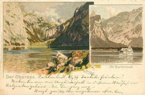 (379-163-005) Berchtesgaden Der Obersee, Verzamelen, Ansichtkaarten | Buitenland, Duitsland, Verzenden