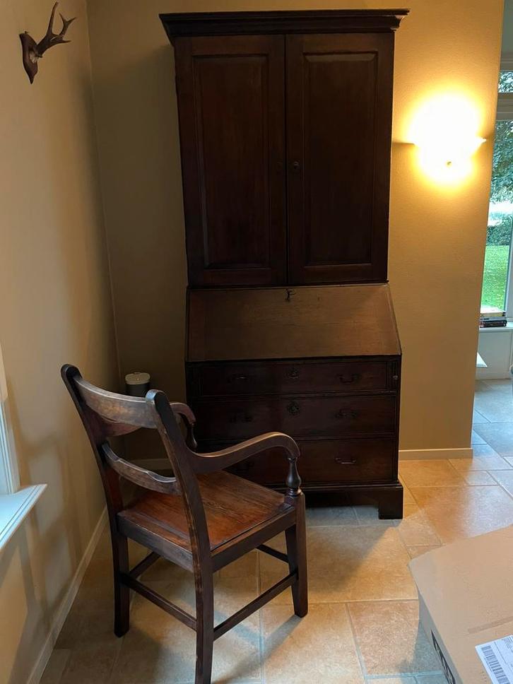 Antieke secretaire 18e eeuws, Antiek en Kunst, Antiek | Meubels | Kasten, Ophalen