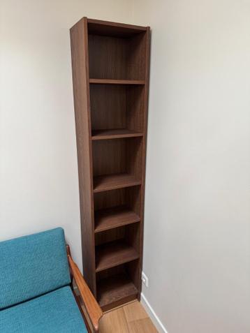 Billy boekenkasten (2 stuks) Ikea donkerbruin eikenpatroon - afbeelding 8