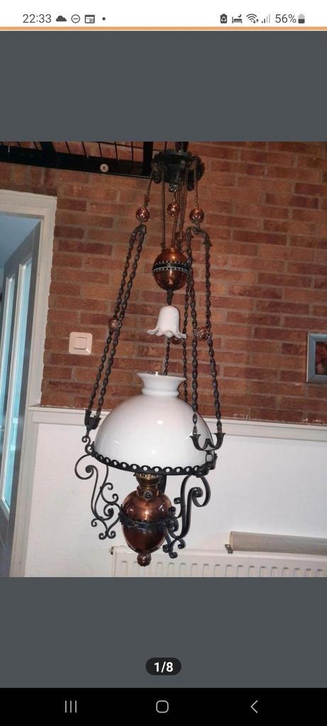 olielamp schippertje 1900 ehrich & graetz Berlin  matador, Antiek en Kunst, Antiek | Lampen, Ophalen