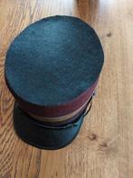 NS machinistenpet met schade en vilt stukje jaren 70, Ophalen of Verzenden, Pet, Gedragen, 58 cm (L, 7¼ inch) of meer