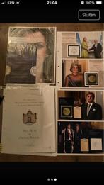 Herdenkingsmunten Koning & Koningin, Postzegels en Munten, Munten | Nederland, Setje, Koningin Beatrix, Euro's, Goud