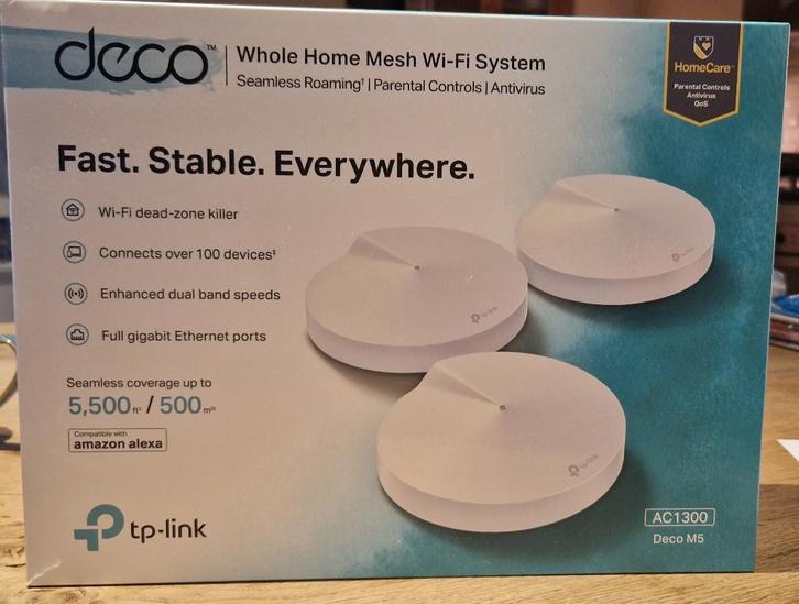 Nieuwe Deco M5 (AC1300) tp-link, Computers en Software, WiFi-versterkers, Nieuw, Ophalen