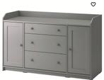 Hauga buffetkast grijs 140x84 nachtkastje 40x36, Huis en Inrichting, Ophalen of Verzenden, Zo goed als nieuw, 25 tot 50 cm