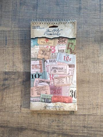 Tim Holtz Idea-ology Ticket Book #TH94036 beschikbaar voor biedingen