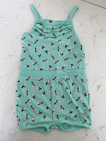 Zomer jumpsuit mint groen maat 74 | babykleding meisje beschikbaar voor biedingen