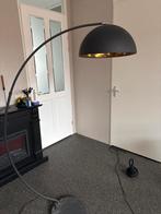 Elegante booglamp - Zwart met gouden accent, Huis en Inrichting, Lampen | Vloerlampen, Ophalen of Verzenden, Zo goed als nieuw