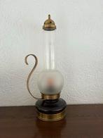 Vintage lamp met glazen kap, Ophalen