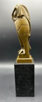Bronzen Art-Deco stijl uil., Ophalen of Verzenden