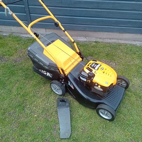 STIGA PRO GRASMAAIER  ZELFRIJDEND BENZINE MAAIER, Tuin en Terras, Grasmaaiers, Gebruikt, Benzine-grasmaaier, Cirkelmaaier, Opvangzak