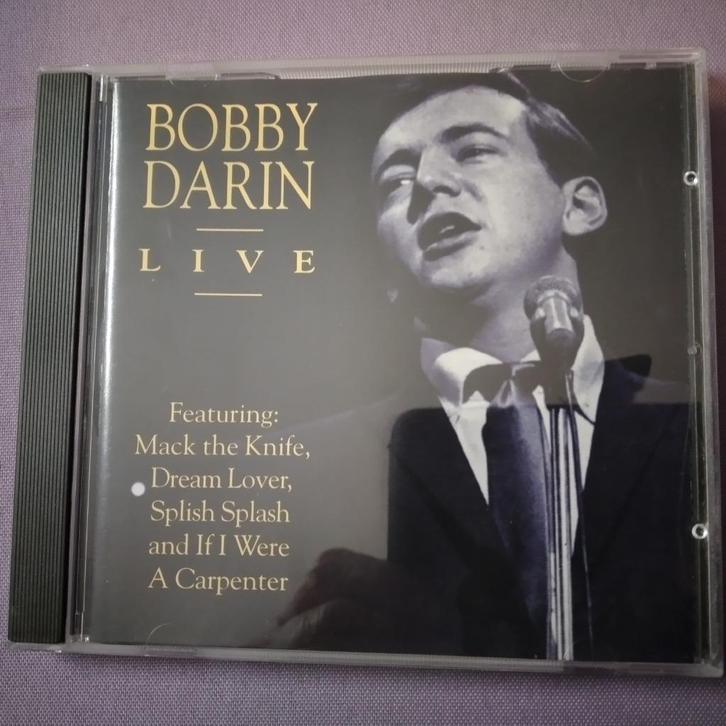 cd. bobby darin. live., Cd's en Dvd's, Cd's | Pop, Gebruikt, 2000 tot heden, Ophalen of Verzenden