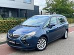Opel Zafira Tourer 1.4 Edition 7p. NAVI Led STOEL/STUUR/VRW, Auto's, Stof, Gebruikt, Zwart, 4 cilinders