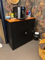 2 tafelmodel archief kasten met hardhouten top blad, Huis en Inrichting, Kasten | Roldeurkasten en Archiefkasten, Ophalen, Gebruikt