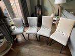 4 vintage eetkamerstoelen. Van Os Culemborg, Huis en Inrichting, Stoelen, Ophalen, Overige materialen, Overige kleuren, Vintage