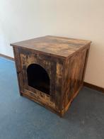 2x Houten box voor kattenbakken, Dieren en Toebehoren, Kattenbakken, Ophalen, Zo goed als nieuw
